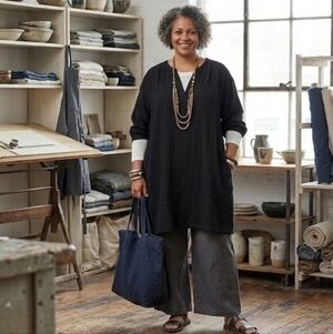 Old Navy Black Double-Gauze Cotton Mini Dress/Tunics XXL